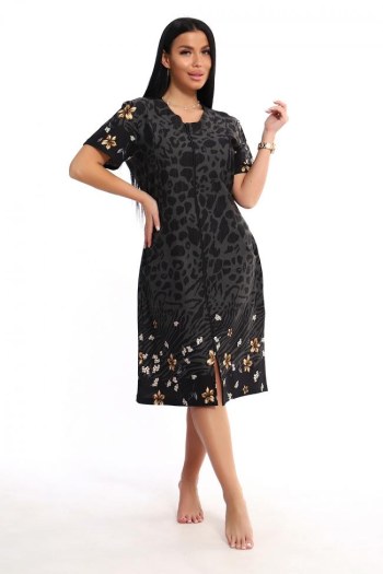 Халат женский ЕХЛ-1050 (Графит) - Юнион-Текс